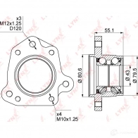 Подшипник ступицы колеса LYNXAUTO WB-1009 3655505 30 VHS3G - Изображение 2