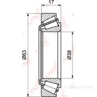 Подшипник ступицы колеса LYNXAUTO 3655578 5 GQTQOM WB-1092 - Изображение 2