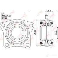 Подшипник ступицы колеса LYNXAUTO 3655514 5 TBZ7 WB-1018 - Изображение 2