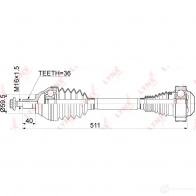 Приводной вал LYNXAUTO CZUZU BC 1436961331 CD-1138 - Изображение 3