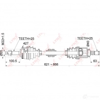 Приводной вал LYNXAUTO 1436961322 CD-1089A 5R1Q EF6 - Изображение 3