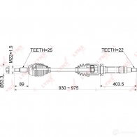 Приводной вал LYNXAUTO FSMWY N 1422897332 CD-1048 - Изображение 3