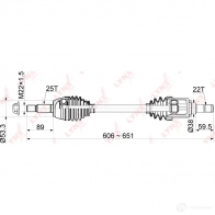 Приводной вал LYNXAUTO CD-1047 TOU1 UM 1422897334 - Изображение 3