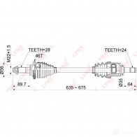 Приводной вал LYNXAUTO D SXK6 1422889308 CD-1015A - Изображение 3