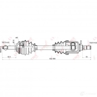 Приводной вал LYNXAUTO 315250334 4905601012192 3TBMF LO CD-1801A - Изображение 3
