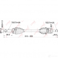 Приводной вал LYNXAUTO 4KG0 UV1 1436961472 CD-1157 - Изображение 3