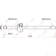 Приводной вал LYNXAUTO 1422897932 CD-1170 UD TOAR - Изображение 3