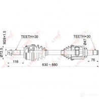 Приводной вал LYNXAUTO CD-1156 KYD ONHM 1436961461 - Изображение 3