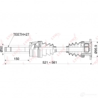 Приводной вал LYNXAUTO CD-1117 LDP UZ 1422897929 - Изображение 3
