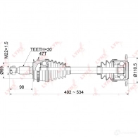 Приводной вал LYNXAUTO U1SN4 RC 1422897864 CD-1086A - Изображение 3