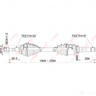 Приводной вал LYNXAUTO 1436961325 CD-1081 SWKV9 K - Изображение 3