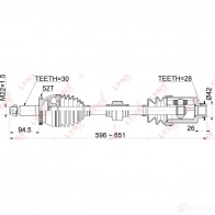 Приводной вал LYNXAUTO CD-1061A 4EN5 L 1436961452 - Изображение 3