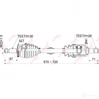 Приводной вал LYNXAUTO TAHQJ JM 1436961447 CD-1054A - Изображение 3