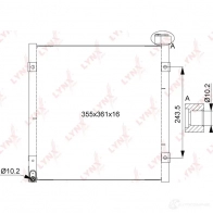 Радиатор кондиционера LYNXAUTO 1436960760 RC-0258 OJH66 4 - Изображение 2