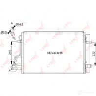 Радиатор кондиционера LYNXAUTO RC-0054 1436960395 S91 EIVV - Изображение 3