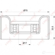 Натяжитель приводного ремня LYNXAUTO 1268792659 PB-5380 5W0 4C - Изображение 2