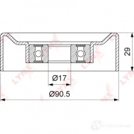 Натяжитель приводного ремня LYNXAUTO EH 1YC PB-5370 3653738 - Изображение 2
