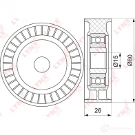 Натяжитель приводного ремня LYNXAUTO 3653709 PB-5340 TLPU OP1 - Изображение 2