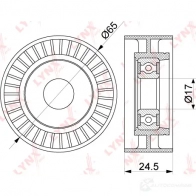Натяжитель приводного ремня LYNXAUTO 3653689 PB-5320 7 WLK5 - Изображение 2