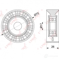 Натяжитель приводного ремня LYNXAUTO 6H5 8SJ PB-5253 3653622 - Изображение 2