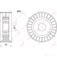 Натяжитель приводного ремня LYNXAUTO 3653606 1RV7P D PB-5237 - Изображение 2