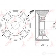 Натяжитель приводного ремня LYNXAUTO 3653502 R WB3EFC PB-5133 - Изображение 2