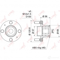 Подшипник ступицы колеса LYNXAUTO WH-1364 BG9R3 8U 3656329 - Изображение 4