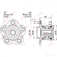 Подшипник ступицы колеса LYNXAUTO 3656321 SW5Q KQ WH-1356 - Изображение 4