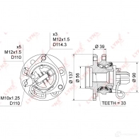 Подшипник ступицы колеса LYNXAUTO 03FO OY 3656279 WH-1314 - Изображение 4