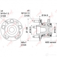 Подшипник ступицы колеса LYNXAUTO WH-1191 3656157 TB0BX5 8 - Изображение 4