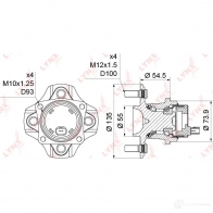 Подшипник ступицы колеса LYNXAUTO AUBZD 5B WH-1133 3656100 - Изображение 4