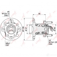 Подшипник ступицы колеса LYNXAUTO 7BE20T O 3656098 WH-1131 - Изображение 4