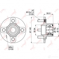 Подшипник ступицы колеса LYNXAUTO WH-1115 3656083 DQ4K P2 - Изображение 4