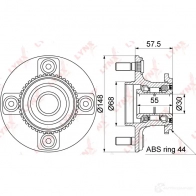 Подшипник ступицы колеса LYNXAUTO FK5B KAF WH-1109 3656077 - Изображение 4