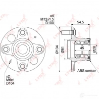 Подшипник ступицы колеса LYNXAUTO QGTP SS 3656048 WH-1079 - Изображение 4