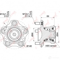 Подшипник ступицы колеса LYNXAUTO WH-1053 Y1 29P 3656022 - Изображение 4