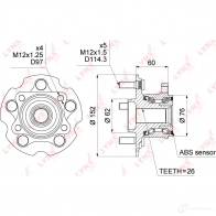 Подшипник ступицы колеса LYNXAUTO 3656003 WH-1034 UGV YW - Изображение 4