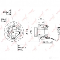 Подшипник ступицы колеса LYNXAUTO 3655993 OG C74AR WH-1024 - Изображение 4