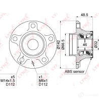 Подшипник ступицы колеса LYNXAUTO 3A Y4W WH-1004 3655973 - Изображение 4