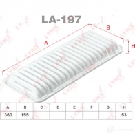 Воздушный фильтр LYNXAUTO Lexus RX (XU30) 2 Внедорожник 3.3 400h (MHU38) 272 л.с. 2005 – 2008 P7 VYO9T 4905601004845 LA-197