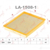 Воздушный фильтр LYNXAUTO B KOO9 LA-1508-1 3648386