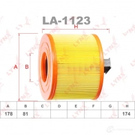 Воздушный фильтр LYNXAUTO 4905601057391 LA-1123 KY UB8 3648204 - Изображение 2