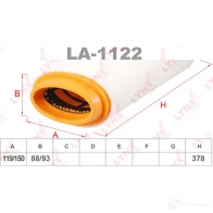 Воздушный фильтр LYNXAUTO 3648203 MS6 F5 LA-1122 - Изображение 2
