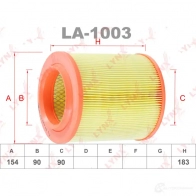 Воздушный фильтр LYNXAUTO LA-1003 Audi A8 (D3) 2 Седан U E7BL 4905601007174