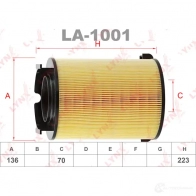 Воздушный фильтр LYNXAUTO LA-1001 4905601007143 3648133 7JQVO A0 - Изображение 3
