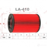 Воздушный фильтр LYNXAUTO KGWZW V 4905601005231 3648752 LA-410 - Изображение 2