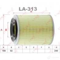 Воздушный фильтр LYNXAUTO LA-313 4905601005064 3648716 B94W9H H - Изображение 2