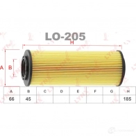 Масляный фильтр LYNXAUTO LO-205 1436960948 UDW4R W4 - Изображение 2