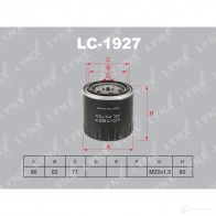Масляный фильтр LYNXAUTO EM2A T LC-1927 3649422
