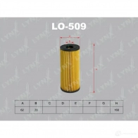 Масляный фильтр LYNXAUTO 4905601006887 CQP LRNN LO-509 SsangYong Kyron (DJ) 1 Внедорожник 2.3 4x4 150 л.с. 2006 – наст. время